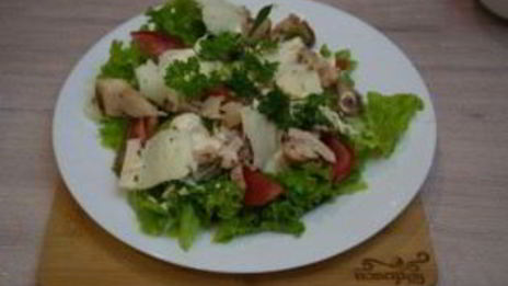 салат цезарь с курицей классический простой