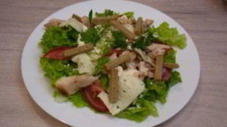 салат цезарь с курицей классический простой