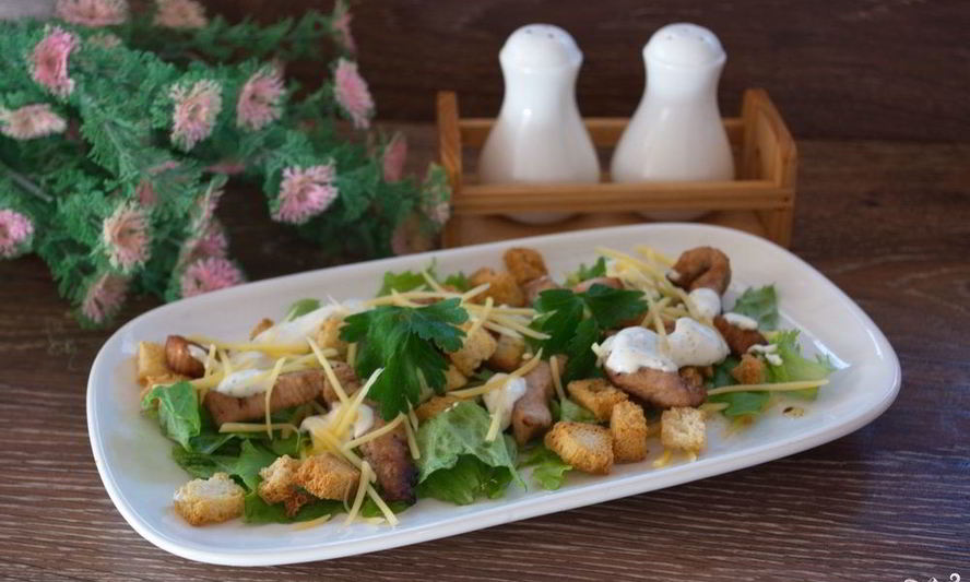 Рецепт салат цезарь с курицей классический