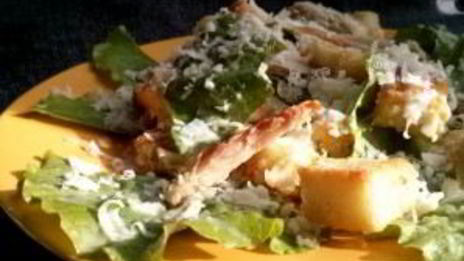 салат цезарь с курицей простой