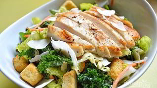 Салат Цезарь с морковью