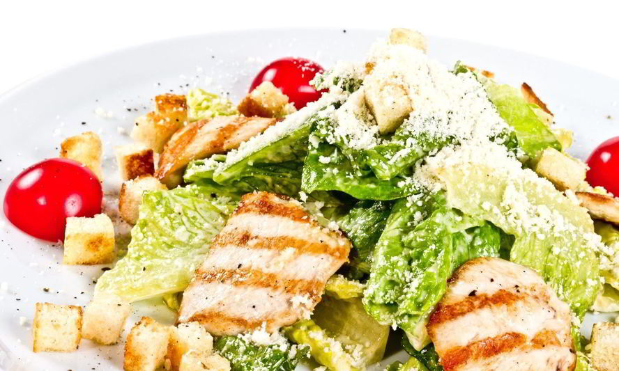 Рецепт салат цезарь с рукколой