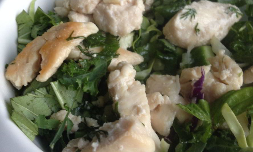 Рецепт салат цезарь с зеленью