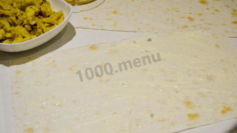 цезарь ролл с курицей без майонеза