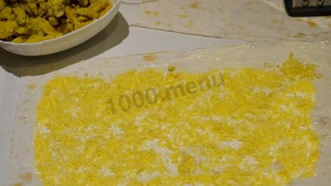 цезарь ролл с курицей без майонеза