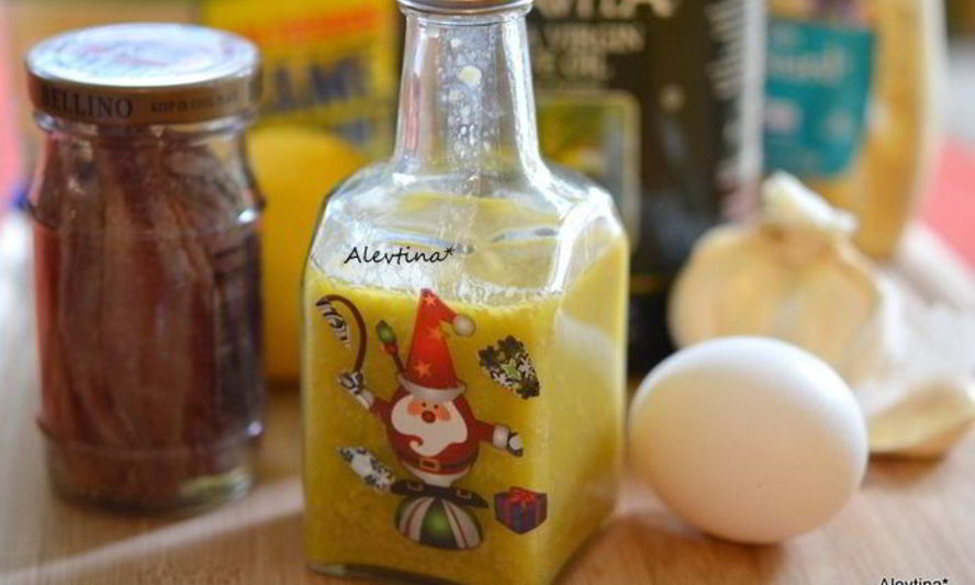 Рецепт заправка для салата цезарь и салат