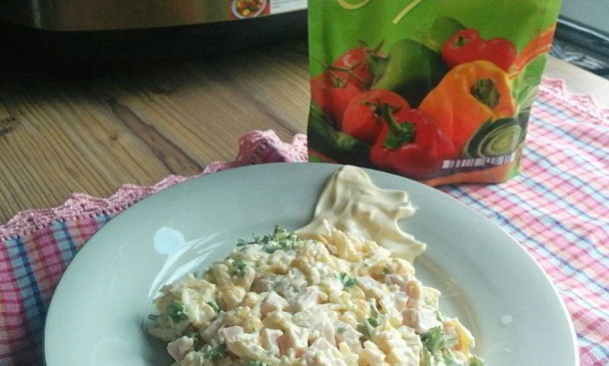 Рецепт салат ветчинные рулетики без рулетов