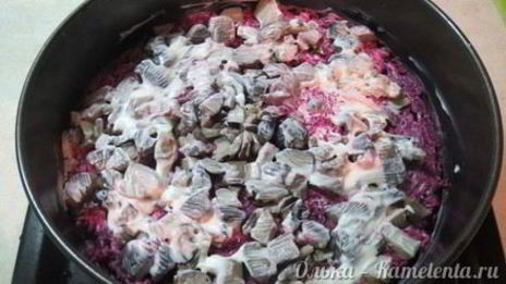 салат ветка сакуры