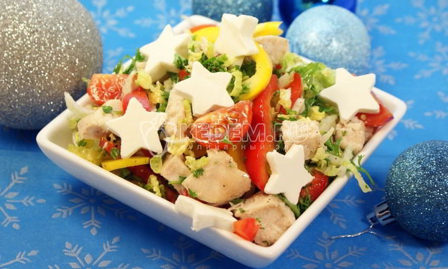 Рецепт салат яркий праздник