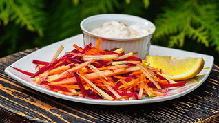 Свекольный салат с цитрусовой ноткой