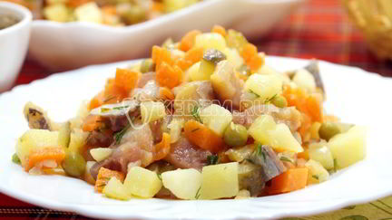 Постные салаты