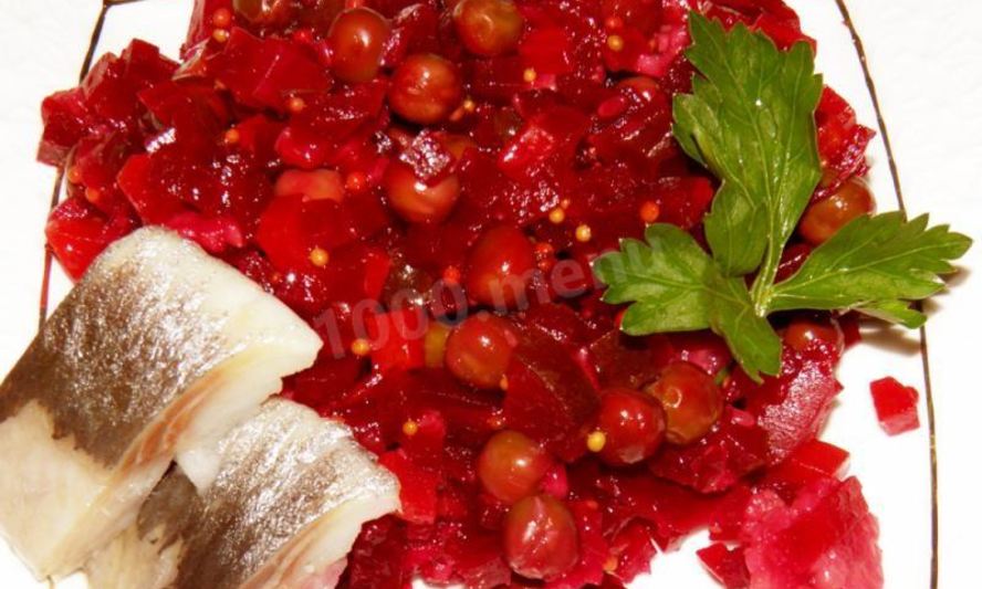 Рецепт диетический винегрет без картошки для похудения