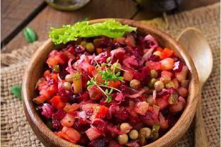 Летний винегрет с квашеной капустой