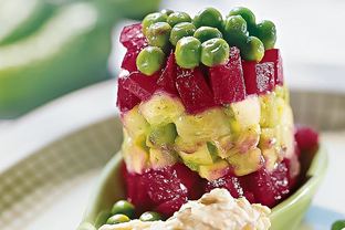 Летний винегрет с заправкой из хрена