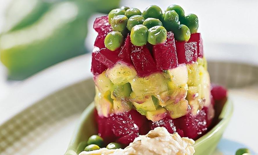 Рецепт летний винегрет с заправкой из хрена