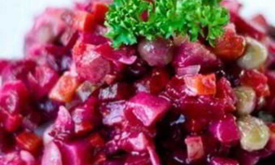 Рецепт обычный овощной винегрет