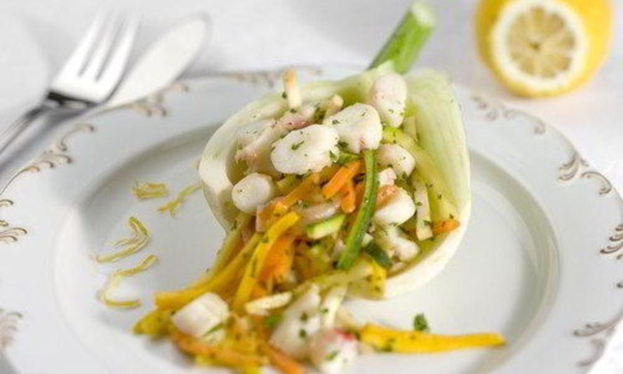 Рецепт омар под соусом винегрет