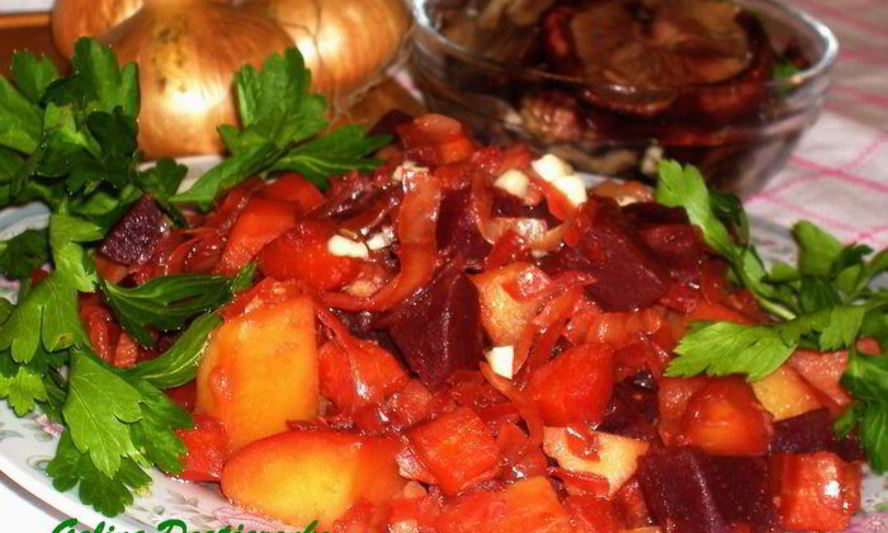 Рецепт овощное рагу горячий винегрет