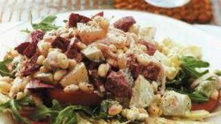 Праздничный винегрет с фасолью