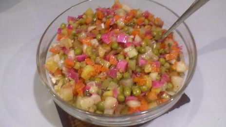 салат винегрет отдыхает