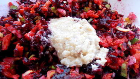 салат винегретный мотив с пикантной заправкой