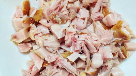 винегрет из запеченных овощей с копченой курицей