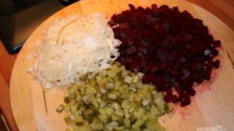 винегрет классический с фасолью