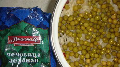 винегрет с чечевицей