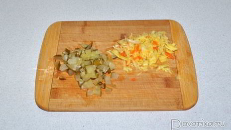 винегрет с грибами