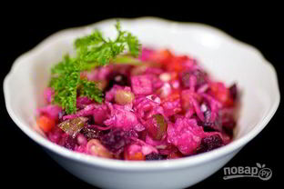 Винегрет с капустой