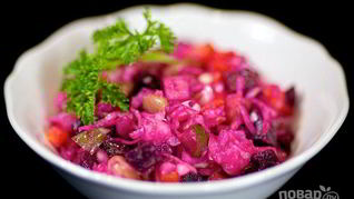 Винегрет с капустой