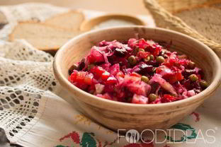 Винегрет с квашеной капустой