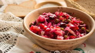 Винегрет с квашеной капустой