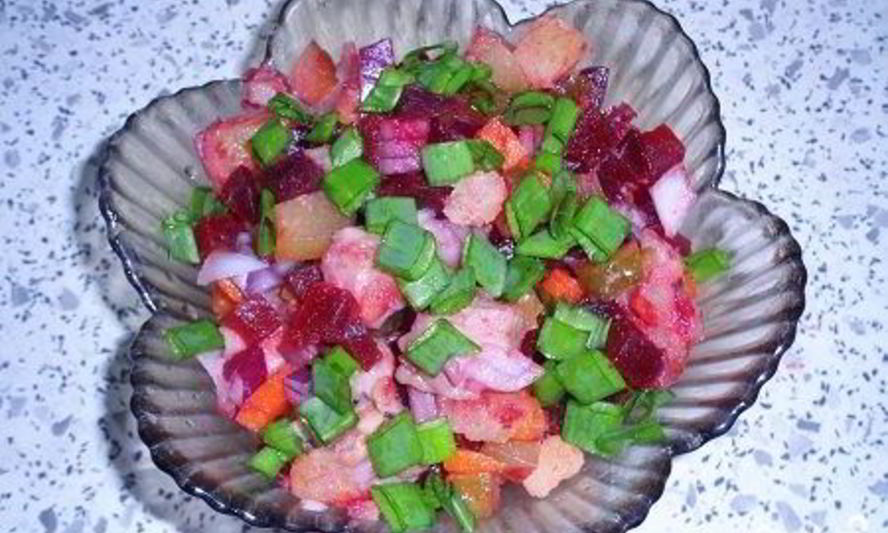 Рецепт винегрет с малосольной селедкой