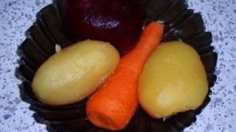 винегрет с малосольной селедкой