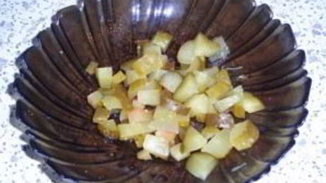 винегрет с малосольной селедкой