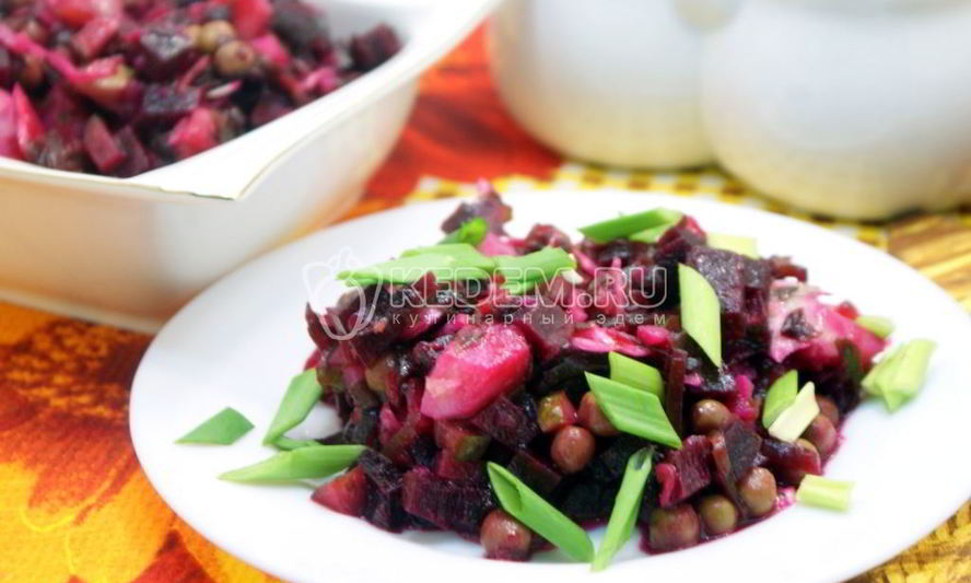 Рецепт винегрет с морской капустой