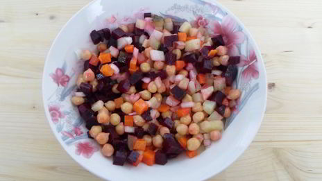 винегрет с нутом