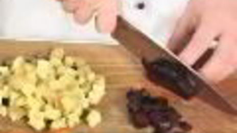 винегрет с солеными грибами