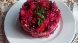 Винегрет с тунцом