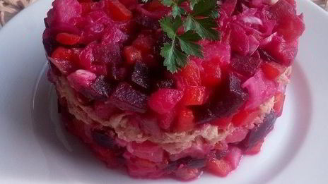 винегрет с тунцом