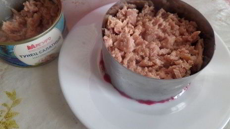 винегрет с тунцом