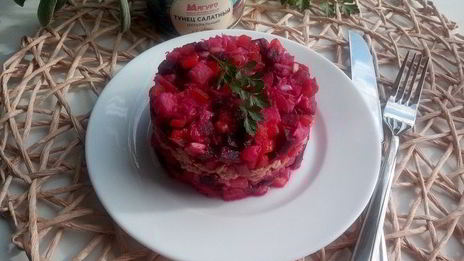 винегрет с тунцом