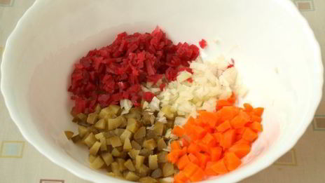 винегрет с тюлькой