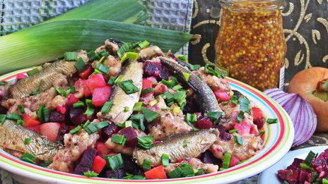 винегрет со шпротами