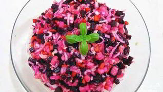 Винегрет со свежей капустой