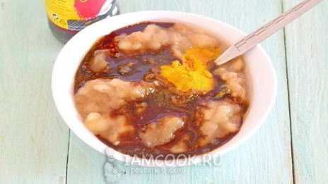 банановый соус к мясу