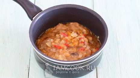 банановый соус к мясу