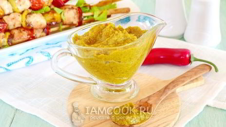 банановый соус к мясу