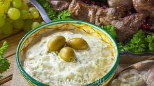 Белый соус для шашлыка